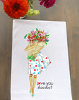 Love You Bunches Kitchen Towel