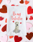 Be My Valentine Doodle Kitchen Towel