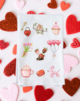 Valentine Collage Kitchen Towel