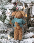 Tan Doodle With Curly Doodle Sweater Ornament (LIMITED QUANTITY)