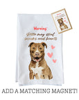 Pittie Steal Snacks Kitchen Towel