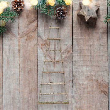 Natural Wooden Tree Advent Tree Wall Hanging