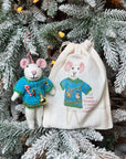Ugly Sweater Mice Ornament