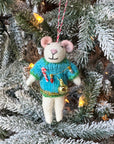Ugly Sweater Mice Ornament