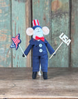 Uncle Sam Mouse Ornament