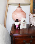 Girl Felted Wood Ornament Personalized