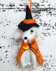Spooky Pup Costume Halloween Ornament