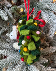 Wreath with Mouse Ornament