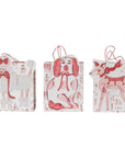 Christmas Animal Paper Gift Bag Set | Poodle, Spaniel & Deer