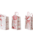 Christmas Animal Paper Gift Bag Set | Poodle, Spaniel & Deer