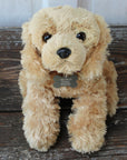 Plush Puppy Dog Toy With Personalized Tag