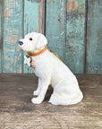 Personalized Sitting Fetch Labrador Retriever Ornament