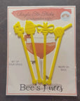 Bee's Knees Bee Acrylic Stir Sticks