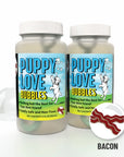 Dog Leaping at Bubbles Kitchen Towel