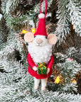 Santa Claus Mouse Ornament