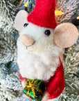 Santa Claus Mouse Ornament