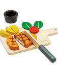 Steak Set Wooden Toy Set
