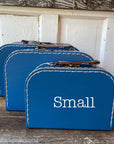 Navy Blue Cardboard Suitcases