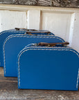 Navy Blue Cardboard Suitcases