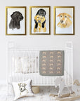 Hunting Dog Baby Blanket