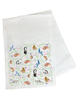 Woodland Animals & Flowers Burp Cloth