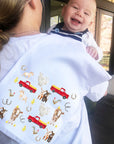 Farm Collage Burp Cloth