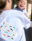 Fishing Lure collage Burp Cloth