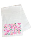 Pink Floral Burp Cloth