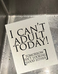 Can't Adult Dishcloth Set