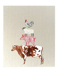 Stacked Animals Dishcloth Set