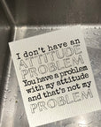 Attitude Problem Dishcloth Set