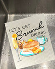 Brunch Drunk Dishcloth Set