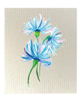 Blue Flowers Dishcloth Set