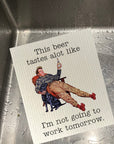 Beer I'm Not Working Tomorrow Dishcloth Set