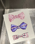 Bowties Dishcloth Set