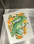 Citrus Gator Dishcloth Set
