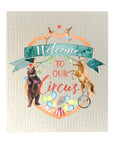 Welcome To Our Circus Dishcloth Set