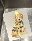 Christmas Lit Doodle Dishcloth Set
