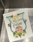 Welcome To Our Farm Dishcloth Set