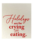 Crying and Eating Dishcloth Set
