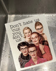 Don't Hate Us Dishcloth Set