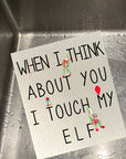 Touch My Elf Dishcloth Set