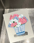 Floral Arrangement Dishcloth Set
