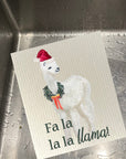 Fa la la llama Dishcloth Set