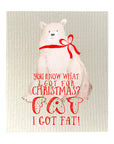 Fat Christmas Dishcloth Set