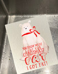 Fat Christmas Dishcloth Set