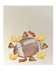 Football and Food Dishcloth Set