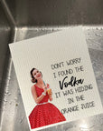 I Found The Vodka Dishcloth Set