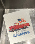 God Bless America Dishcloth Set