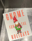 Gnome For The Holidays Dishcloth Set